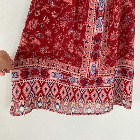 Hollister  print mini dress with crisscross back straps, floral print - Picture 5 of 11